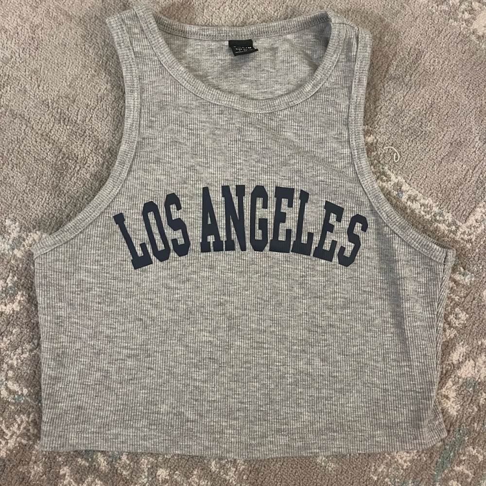 Shein LA cropped tank